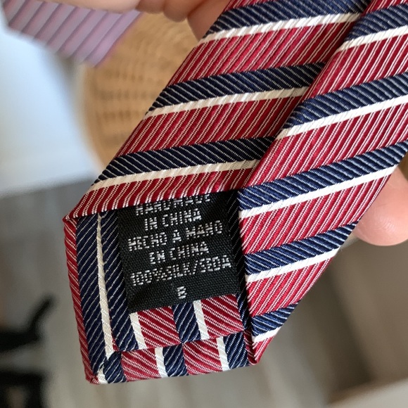 Vintage Croft & Barrow men’s tie 100% silk preowned - Picture 5 of 6